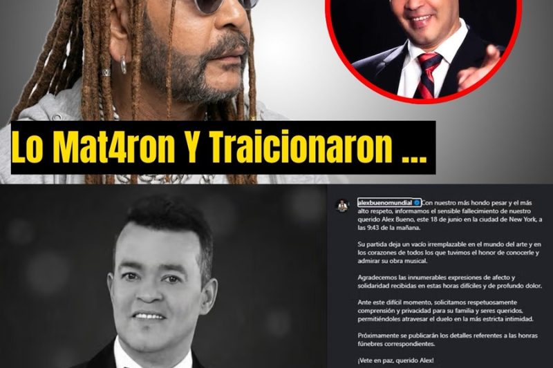 El desgarrador último adiós a Alex Bueno: Toño Rosario rompe el silencio y destapa el misterio que rodeó sus días finales