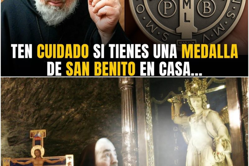 PADRE PÍO REVELA: EL PODER DE LA MEDALLA DE SAN BENITO Y EL DESTINO DE QUIENES LA TIENEN EN CASA