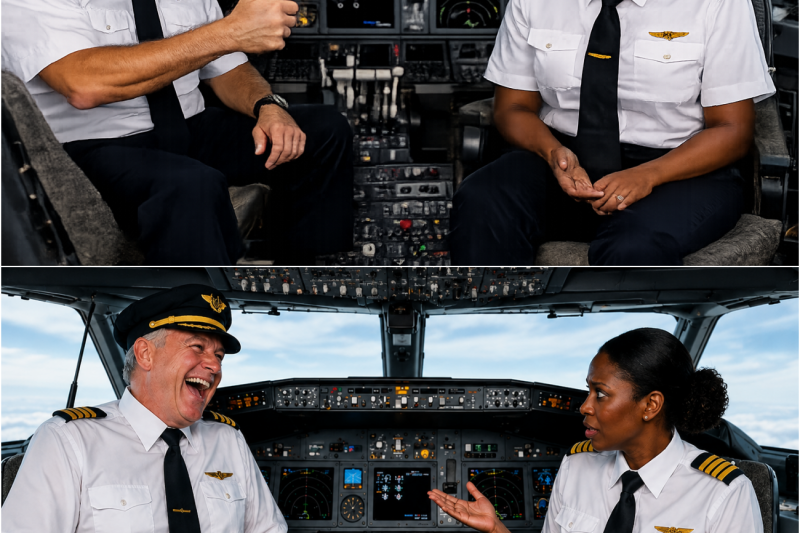 Humilló a la copiloto por su color, pero no sabía quién era ella realmente