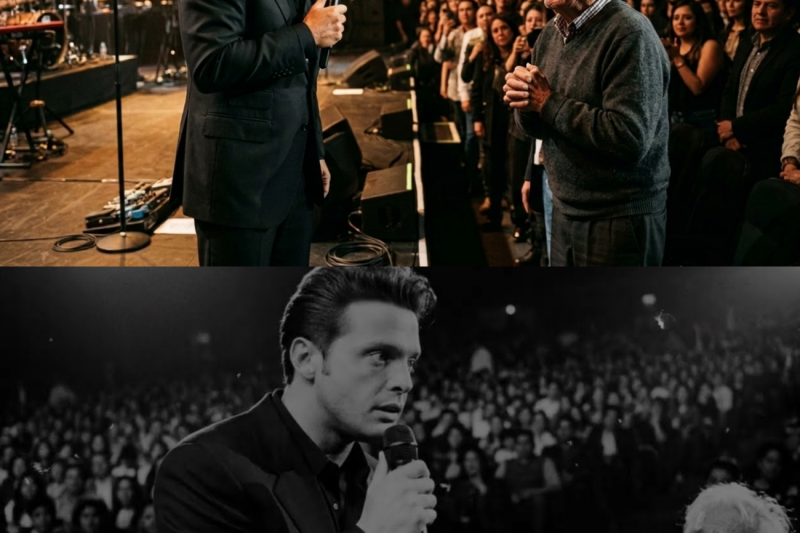 Luis Miguel DETUVO la Canción a Mitad del Show Cuando Vio al Anciano que lo Protegió Cuando Era Niño