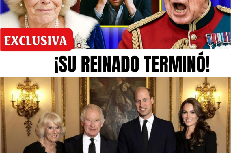 ¡El rey Carlos se enfrenta a la reina Camila después de que el príncipe Guillermo conectara