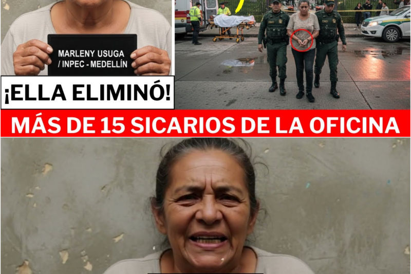 “EMPLEADA DOMÉSTICA JUSTICIERA” DE MEDELLÍN: MARLENY ÚSUGA ENV3N3NÓ MÁS DE 15 SICARIOS DE LA OFICINA