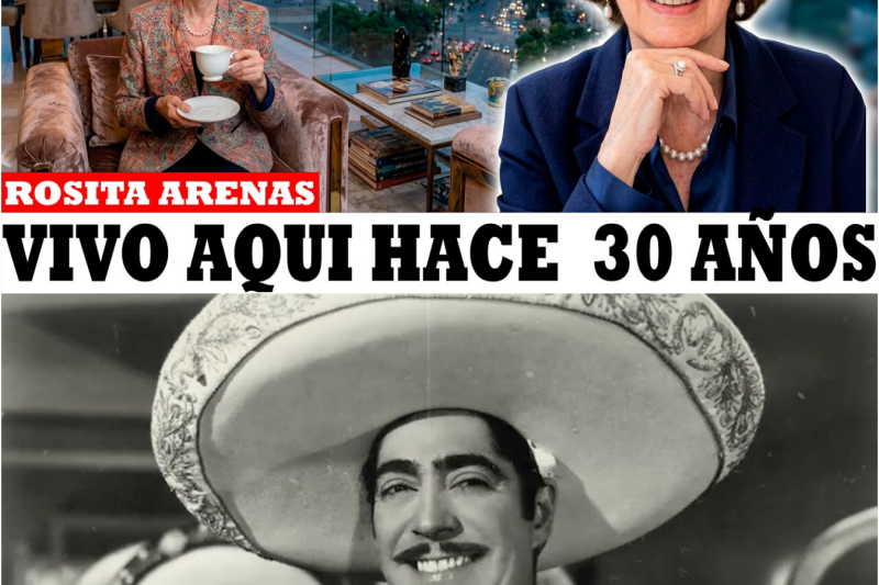 Asi es la VIDA de ROSITA ARENAS a sus 92 AÑOS en MEXICO