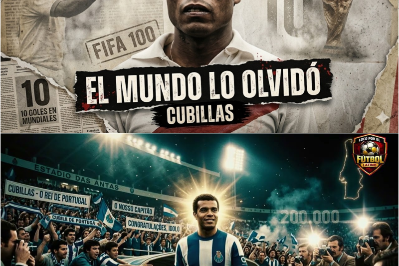 Es CRUEL cómo el MUNDO OLVIDÓ a CUBILLAS… mientras PELÉ lo SEÑALÓ como su SUCESOR