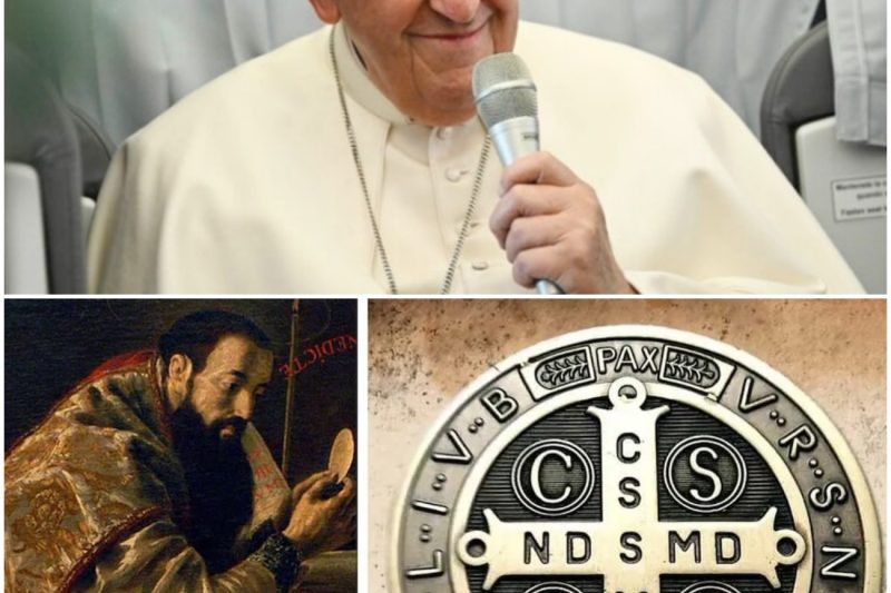 Papa Francisco reveló El Poder de la Medalla de San Benito y el Destino de quienes la Tienen en Casa
