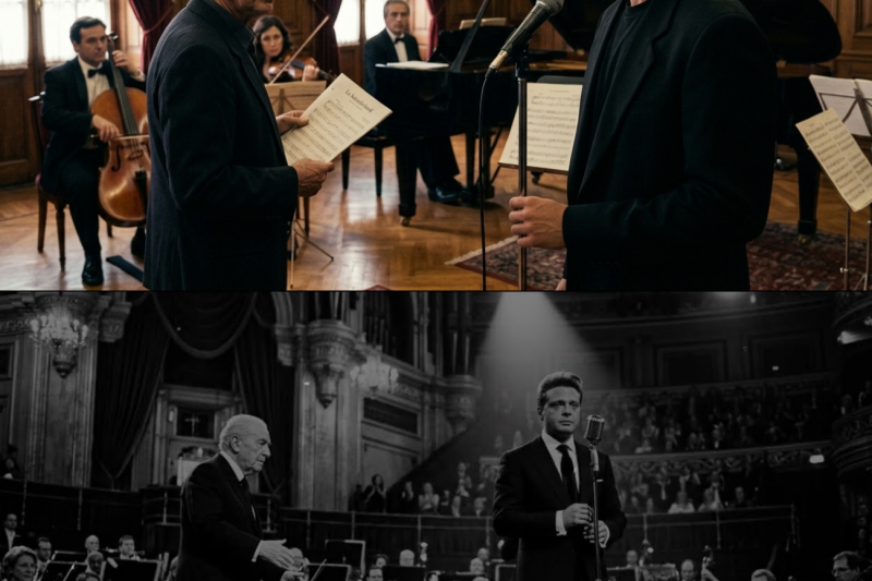 Un Maestro Desafió a Luis Miguel a Cantar “La Incondicional” — Su Respuesta Dejó a Todos en Silencio