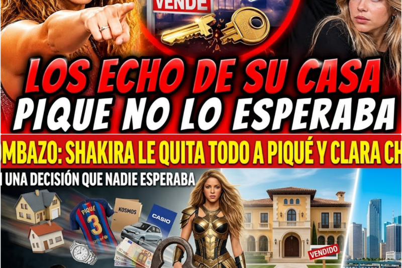 El Jaque Mate Definitivo: La Decisión Patrimonial de Shakira que Pone Contra las Cuerdas a Piqué y Clara Chía