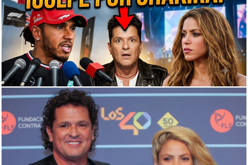 LEWIS HAMILTON ESTALLA CONTRA CARLOS VIVES: LA INESPERADA TRAICIÓN A SHAKIRA QUE SACUDE AL MUNDO DEL ESPECTÁCULO