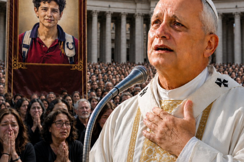 Lo Que el Papa León XIV Dijo en la Canonización de Carlo Acutis Dejó a Miles Llorando