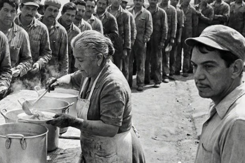 Cantinflas vio cocinera vendiendo comida CASI REGALADA a obreros—cuánto ganaba lo PARTIÓ EN DOS