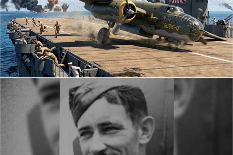 Cuando este B-26 pasó sobre la cubierta del portaaviones japonés — nadie pudo disparar ni un tiro