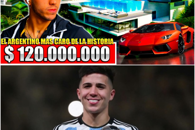 La LUJOSA VIDA de ENZO FERNANDEZ “el GOLDEN BOY de QATAR 2022”