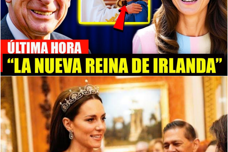 El rey Carlos III otorga un honor histórico a la princesa Catalina en el Castillo de Dublín y redefine el futuro de la monarquía