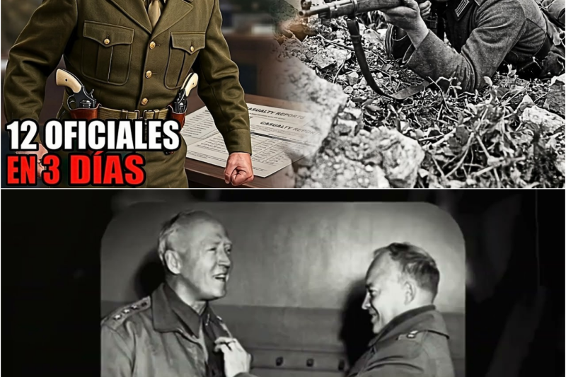 Lo que hizo Patton cuando un francotirador alemán mató a 12 de sus oficiales en tres días