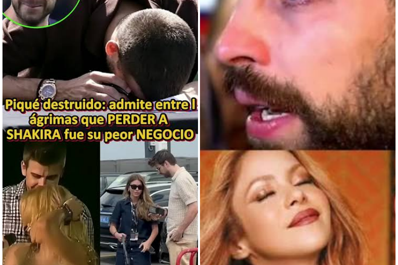 Gerard Piqué Se Derrumba y Admite Entre Lágrimas: Perder a Shakira Fue el Peor Error de su Vida