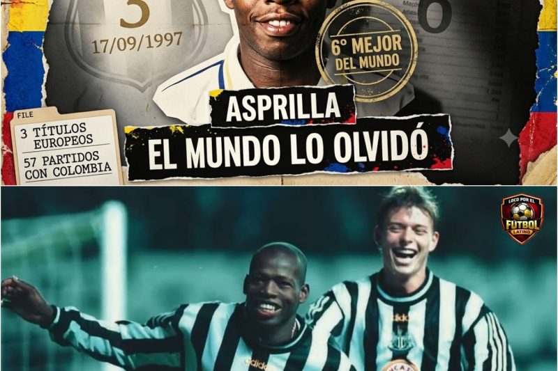 HAY UN colombiano que FUE el 6° mejor del mundo en 1993 y el mundo lo OLVIDÓ ASPRILLA