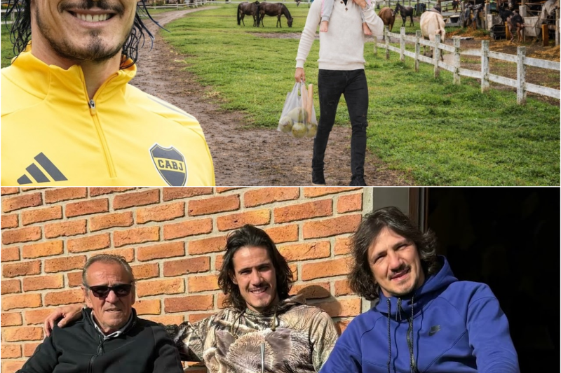 El Millonario que Eligió Ser Granjero: La Impactante Vida Secreta de Edinson Cavani Lejos del Glamour del Fútbol