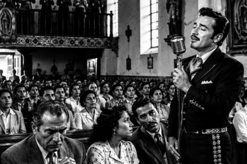 Pedro Infante Levantó la Mano Cuando El Coro De La Iglesia Perdió a Su Estrella — Lo Que Cantó Dejó
