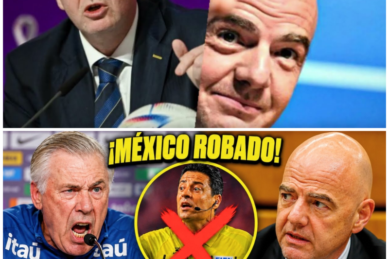 ANCELOTTI DEFIENDE A MÉXICO Y PIDE LA EXPULSIÓN DEL ÁRBITRO DEL MÉXICO VS INGLATERRA EN EL MUNDIAL