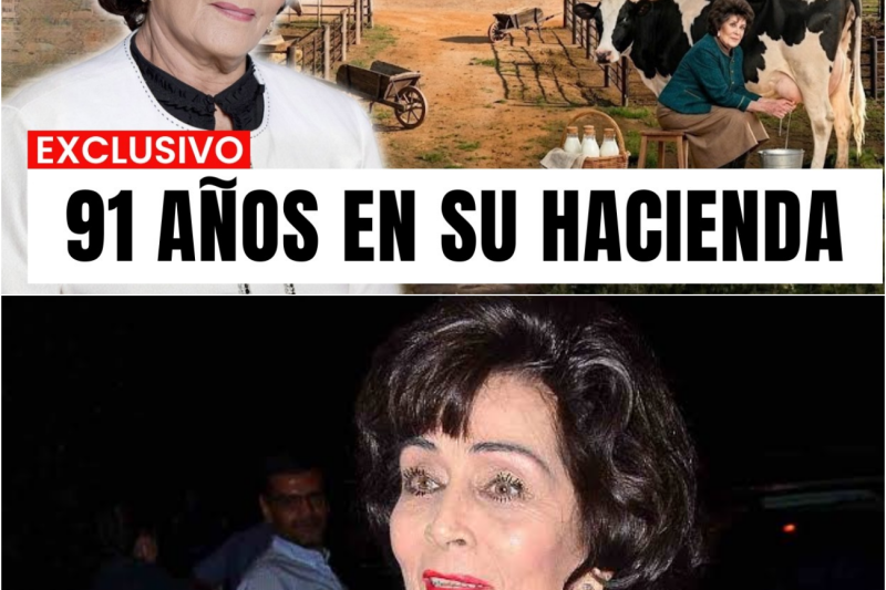 LO INÉDITO: Así VIVE IRMA DORANTES en su HACIENDA a los 91 AÑOS