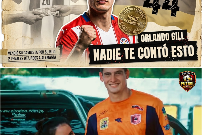 HAY UN paraguayo que VENDIÓ su CAMISETA por su HIJO… y ELIMINÓ a ALEMANIA en PENALES ORLANDO GILL
