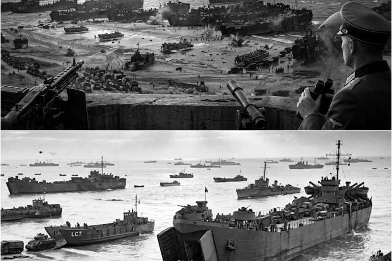 Oficial alemán vio 10,000 barcos aliados en el Día D y supo que la invasión era imparable
