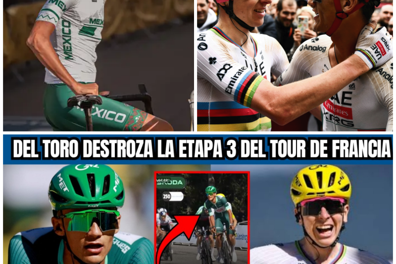 ¡El Héroe en las Sombras! Tadej Pogačar se Rinde ante la Brutal Exhibición del Mexicano Isaac del Toro en el Tour de Francia