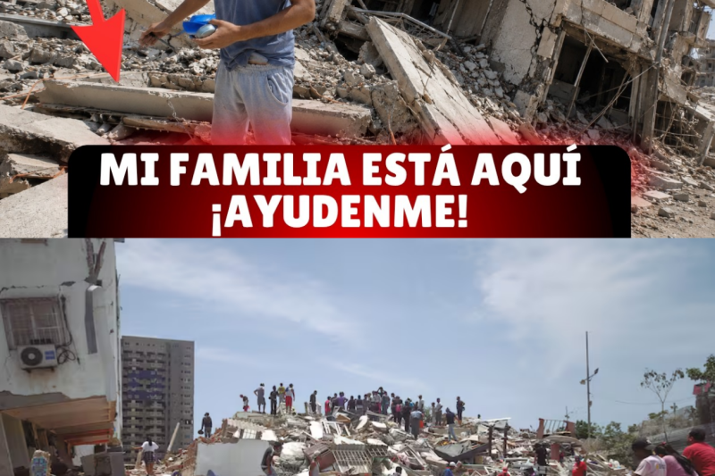 La Angustiosa Lucha de Daniel Alejandro Pereira: Rescate, Abandono y Esperanza entre los Escombros del Edificio Aguja Azul