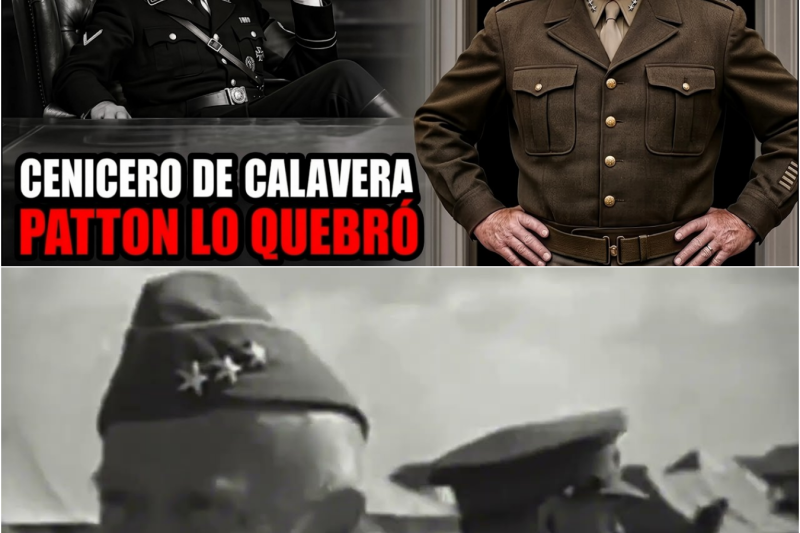 Lo que Patton le hizo al oficial de las SS que usó el cráneo de su soldado como cenicero