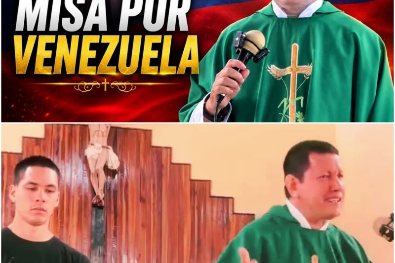MISA POR VENEZUELA: Padre Luis Toro ora por un país que sufre y llora