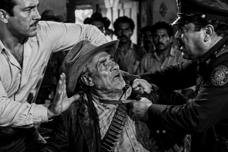 Pedro Infante Vio Cómo un Policía Echó a un Anciano de una Fonda en la Carretera — Segundos Después