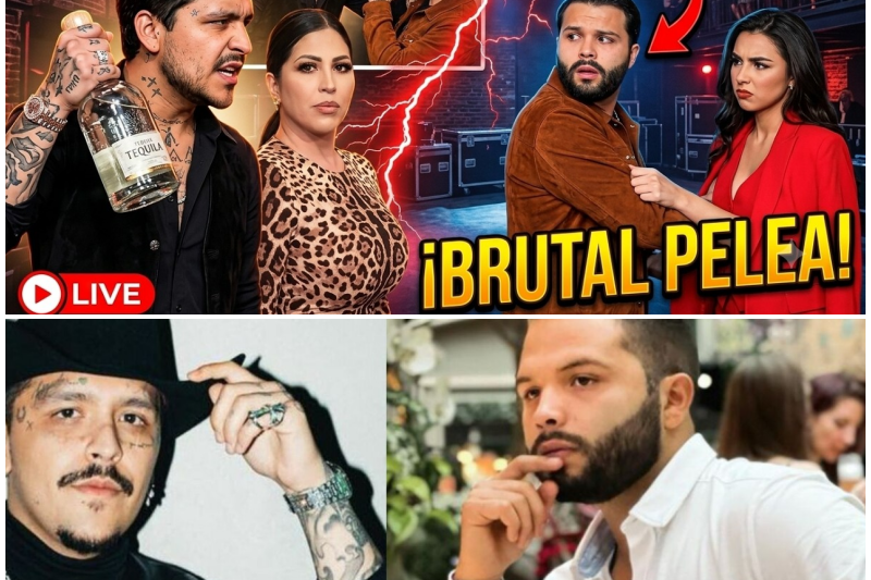 ¡Estalla la Dinastía! Christian Nodal y Leonardo Aguilar se enfrentan a gritos en una brutal pelea por Cazzu, los celos y el control familiar